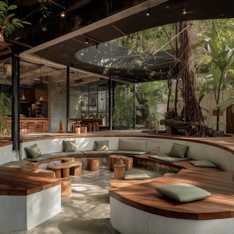 Outdoor gathering areas