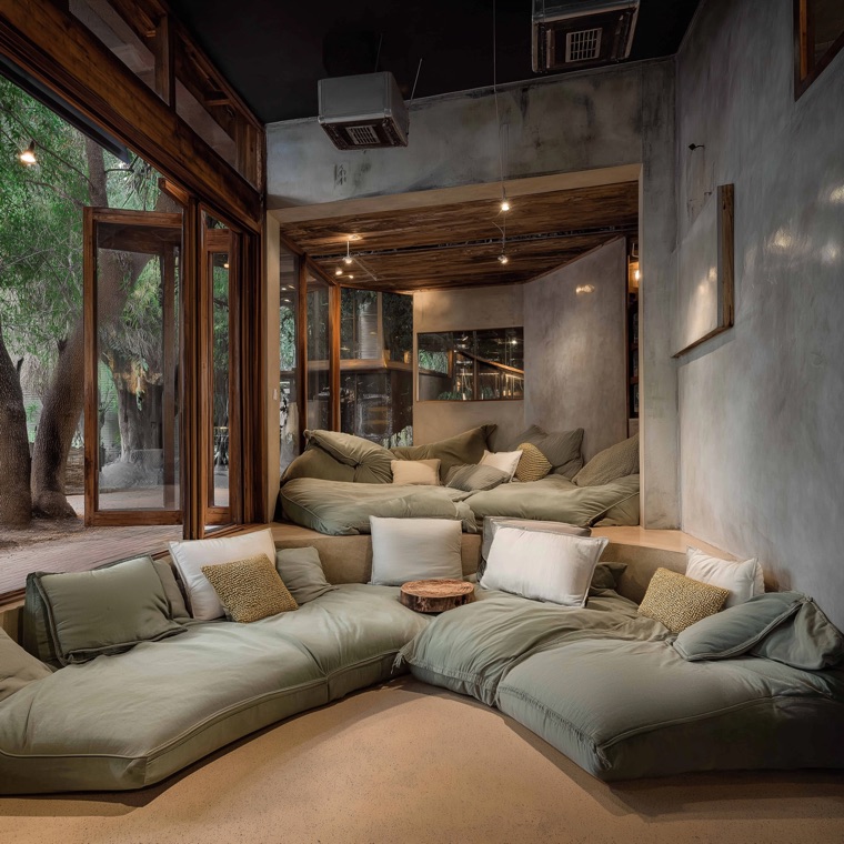 Napping & quiet rooms